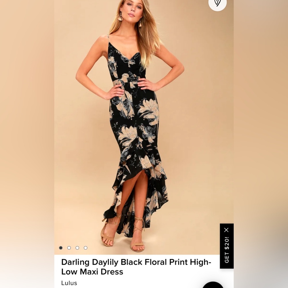 Lulus high low dress